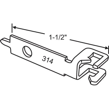 Strybuc Metal Sash Clip 76-506